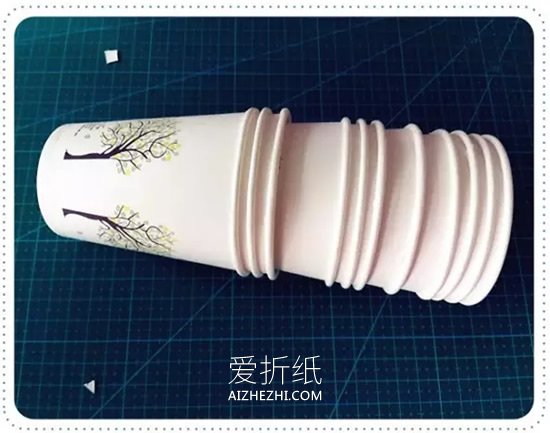 一次性纸杯怎么手工制作包装盒的方法图解- www.aizhezhi.com