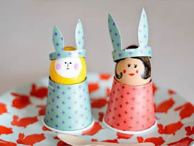 怎么做纸杯小人图解 鸡蛋纸杯手工制作人偶