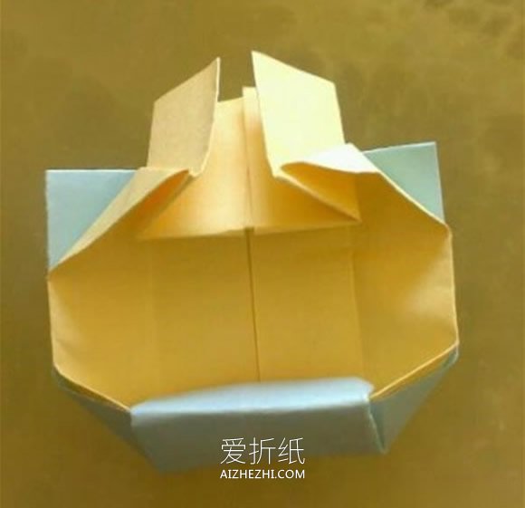 怎么折纸小床的方法 简单小床的折法图解- www.aizhezhi.com