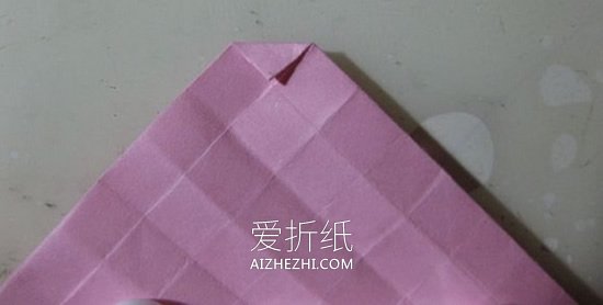 怎么折纸冰激凌玫瑰 漂亮纸玫瑰手工折法图解- www.aizhezhi.com