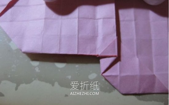 怎么折纸冰激凌玫瑰 漂亮纸玫瑰手工折法图解- www.aizhezhi.com