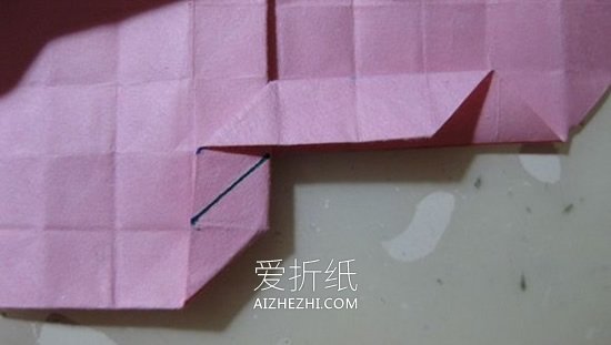 怎么折纸冰激凌玫瑰 漂亮纸玫瑰手工折法图解- www.aizhezhi.com