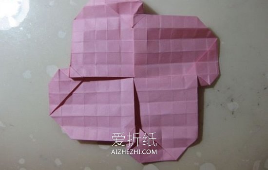 怎么折纸冰激凌玫瑰 漂亮纸玫瑰手工折法图解- www.aizhezhi.com