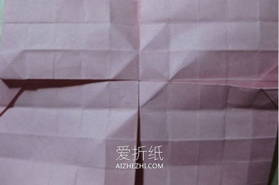 怎么折纸冰激凌玫瑰 漂亮纸玫瑰手工折法图解- www.aizhezhi.com