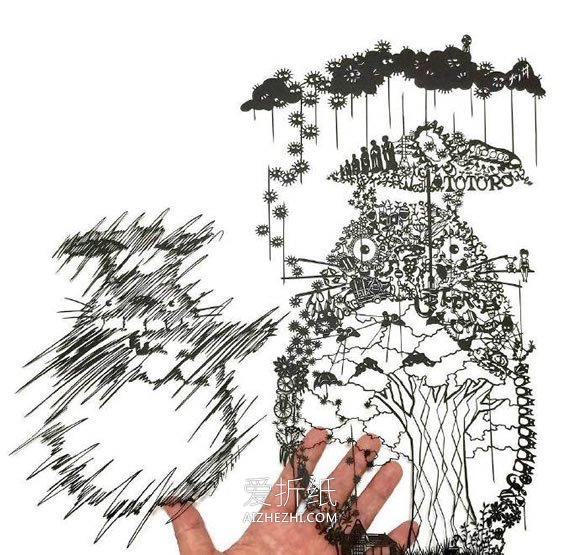 Mr. Riu绝美纸雕作品 手工平面纸雕艺术图片- www.aizhezhi.com
