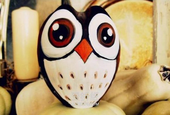 可乐瓶怎么做猫头鹰 可乐瓶手工制作猫头鹰- www.aizhezhi.com
