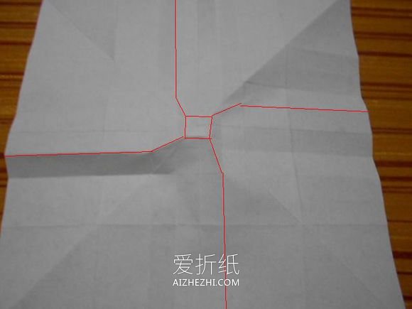 怎么折玫瑰千纸鹤图解 玫瑰花千纸鹤的折法- www.aizhezhi.com