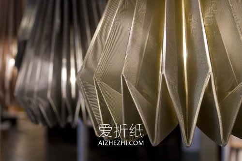 创意折纸作品：折纸做出立体灯具和家居装饰- www.aizhezhi.com