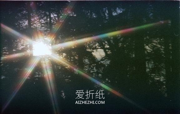 怎么做星光效果滤镜 CD盒手工制作星光滤镜- www.aizhezhi.com