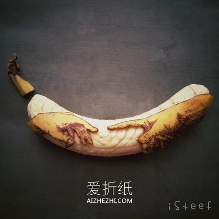 怎么手工DIY香蕉皮 创意香蕉皮的玩法图片- www.aizhezhi.com