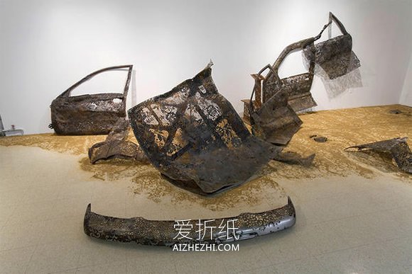 旧铁铲怎么变废为宝 铁铲手工雕刻艺术品图片- www.aizhezhi.com