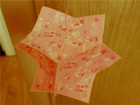 怎么折纸做可爱灯笼 手工立体灯笼的折法图解