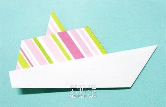 幼儿怎么折纸小船图解 简单小船的折法教程- www.aizhezhi.com