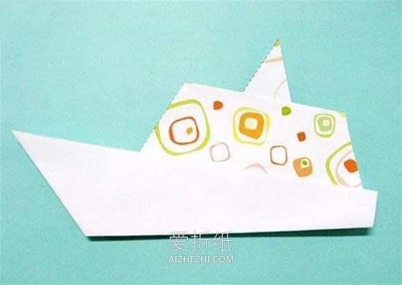 幼儿怎么折纸小船图解 简单小船的折法教程- www.aizhezhi.com