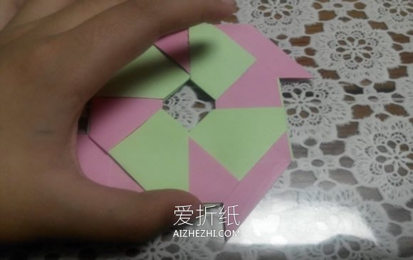 怎么折纸八角飞镖图解 手工八角飞镖的折法- www.aizhezhi.com