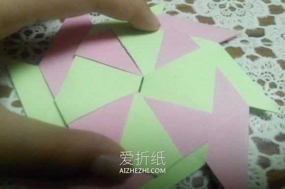 怎么折纸八角飞镖图解 手工八角飞镖的折法- www.aizhezhi.com