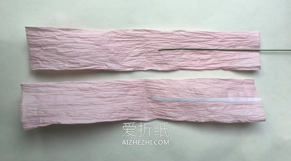 怎么做纸藤百合的方法 纸藤手工制作百合花- www.aizhezhi.com