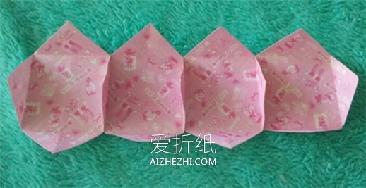 怎么折纸做可爱灯笼 手工立体灯笼的折法图解- www.aizhezhi.com