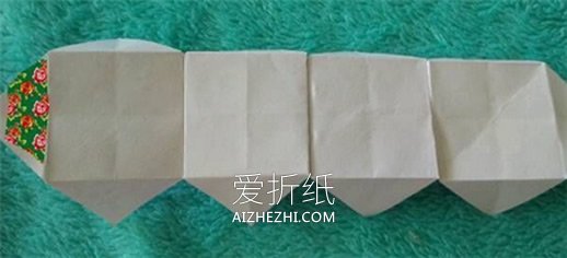 怎么折纸做可爱灯笼 手工立体灯笼的折法图解- www.aizhezhi.com