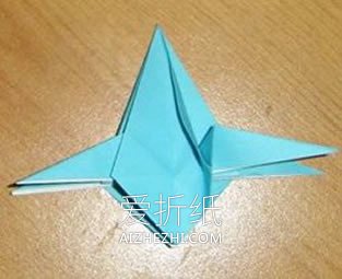 怎么折纸X翼战斗机 X翼星际战斗机的折法图解- www.aizhezhi.com