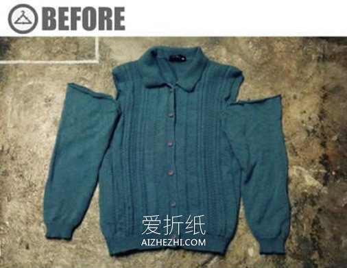 怎么用旧毛衣制作手套 冬天保暖手套手工制作- www.aizhezhi.com