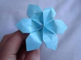 怎么折纸六瓣花图解 简单六瓣花手工折纸教程