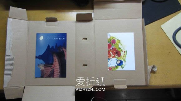 怎么用硬纸板制作相框 详细纸相框手工制作- www.aizhezhi.com