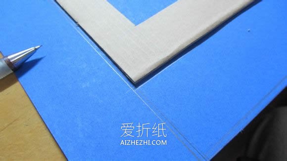 怎么用硬纸板制作相框 详细纸相框手工制作- www.aizhezhi.com