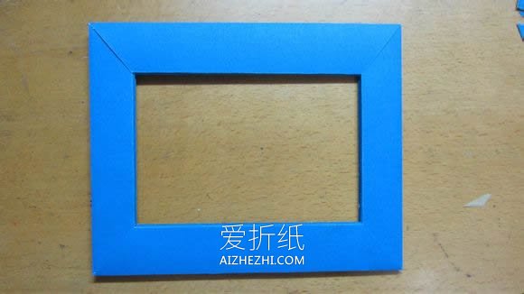 怎么用硬纸板制作相框 详细纸相框手工制作- www.aizhezhi.com