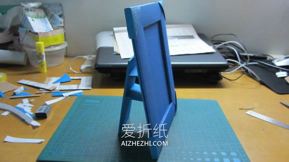 怎么用硬纸板制作相框 详细纸相框手工制作- www.aizhezhi.com