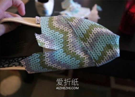 怎么用布片改造旧鞋子 旧鞋子鞋面改造方法- www.aizhezhi.com