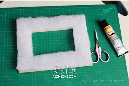 怎么做布艺相框的方法 手工布艺制作漂亮相框- www.aizhezhi.com