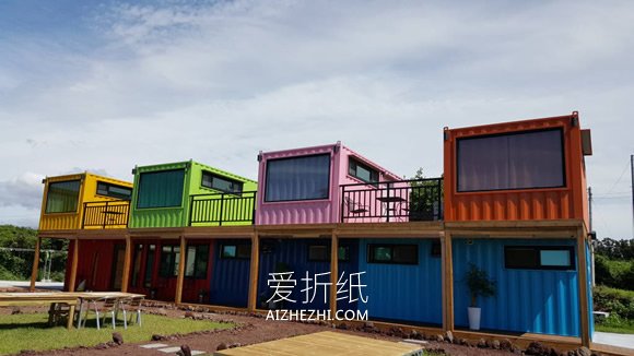 怎么做集装箱房图片 时尚的集装箱商场设计- www.aizhezhi.com