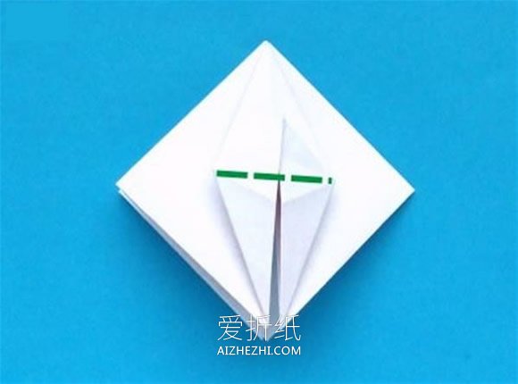 怎么折纸蟹爪兰图解 蟹爪兰花和花茎的折法- www.aizhezhi.com