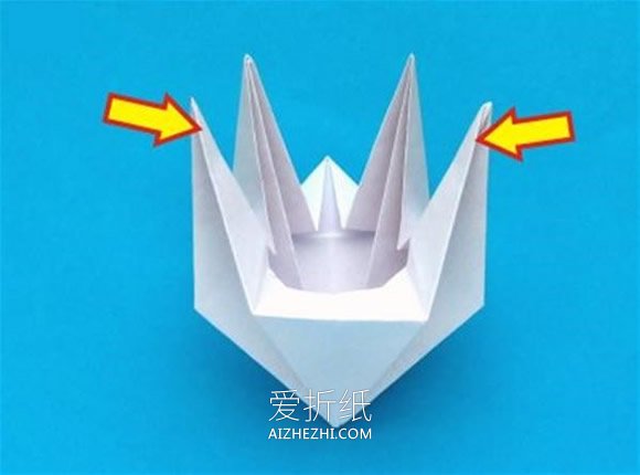 怎么折纸蟹爪兰图解 蟹爪兰花和花茎的折法- www.aizhezhi.com