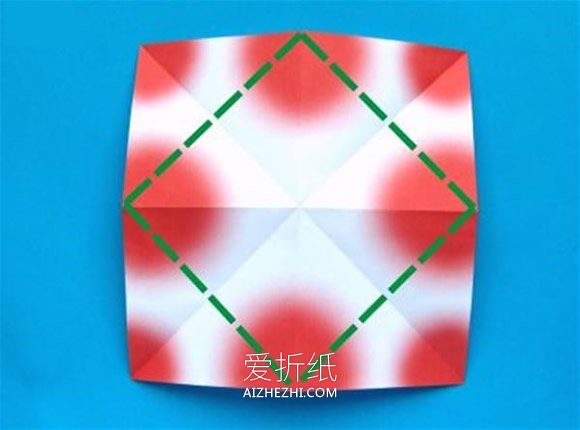 怎么折纸蟹爪兰图解 蟹爪兰花和花茎的折法- www.aizhezhi.com