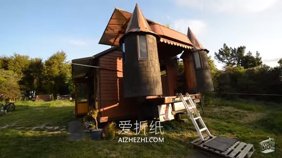 破卡车改造移动城堡 DIY卡车城堡的创意图片- www.aizhezhi.com