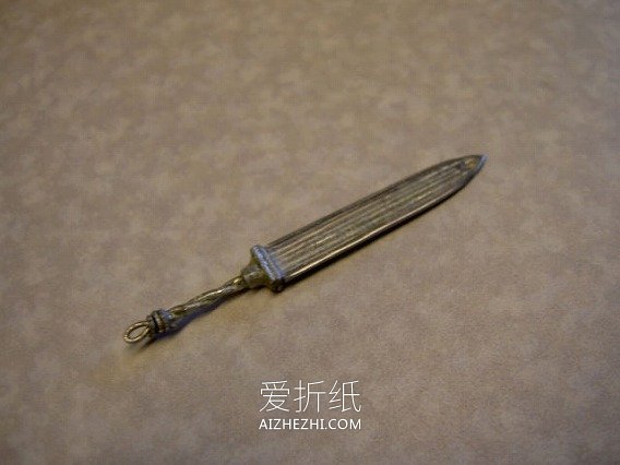 手工制作金属丝冷兵器 金属丝做的冷兵器图片- www.aizhezhi.com