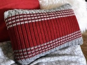 旧毛衣改造靠枕的方法 简单靠枕手工制作教程