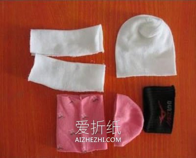 怎么做袜子娃娃兔子 袜子手工制作兔子布偶- www.aizhezhi.com