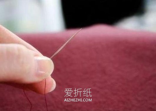 怎么做不织布樱花图解 手工布艺樱花制作方法- www.aizhezhi.com