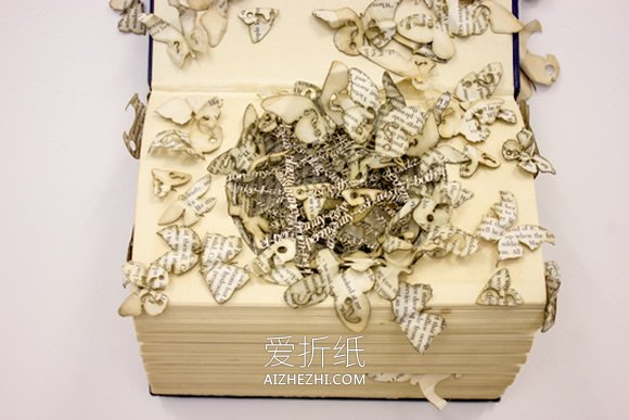 旧书变废为宝的做法 变成精致纸模型和纸雕- www.aizhezhi.com