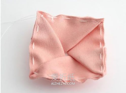 怎么做玫瑰花发卡图解 手工缎带玫瑰发饰制作- www.aizhezhi.com