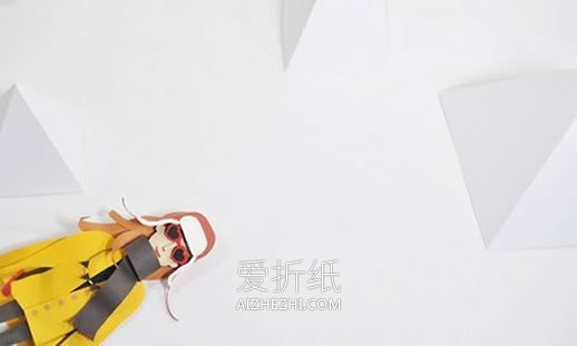 优秀手工纸雕和纸模型 漂亮纸雕模型作品图片- www.aizhezhi.com