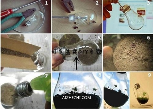 废旧物怎么做花盆图片 环保花盆创意手工制作- www.aizhezhi.com