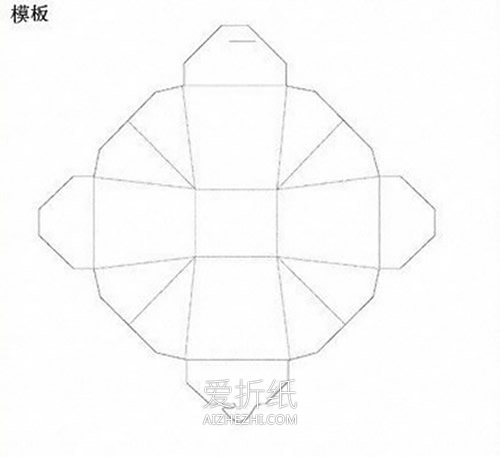 怎么做方形礼品盒子 折纸漂亮礼品盒展开图- www.aizhezhi.com