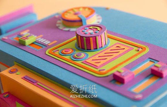 多彩纸模型作品图片 仿佛糖果般甜蜜诱人- www.aizhezhi.com