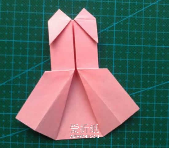 如何折纸裙子的方法 儿童小裙子的折法图解- www.aizhezhi.com