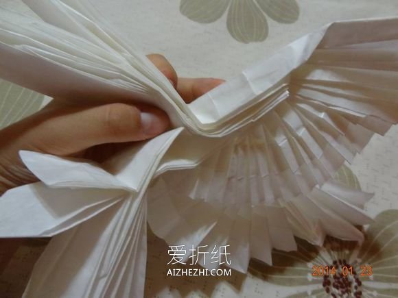 怎么折纸仙鹤的折法 手工折纸复杂仙鹤图解- www.aizhezhi.com