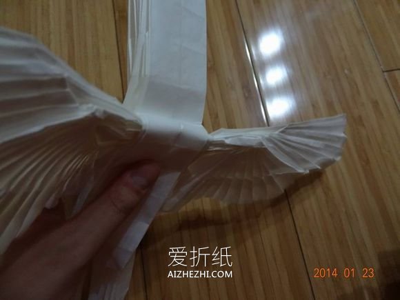 怎么折纸仙鹤的折法 手工折纸复杂仙鹤图解- www.aizhezhi.com